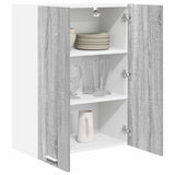 Hanging Cabinet Grey Sonoma 60 x 31 x 80 cm Engineered Wood 884279
