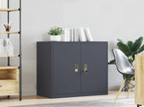 Storage Cabinet Anthracite 80 x 40 x 90 cm Steel 891684