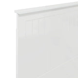 Headboard with Headboard Gloss White 90 cm Engineered wood 887807