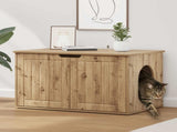 Cat House Artisian Oak 85 x 55 x 50.5 cm Engineered Wood 8000724