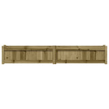 Garden Planter 180x31x31 cm Impregnated Wood Pine 837502