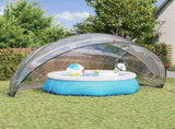 Pool Dome Folding Manual Transparent 592 x 590 x 275 cm PVC 42001134