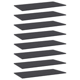 805319 Bookshelf Boards 8 pcs Grey 80x30x1,5 cm Engineered Wood