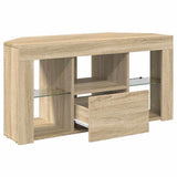 Corner LED TV Cabinet Wall-mounted Sonoma Oak 100 x 40 x 50 cm 889797