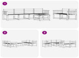 Outdoor Sofa Set 7 pcs Natural 3366037