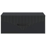 Wall-Mounted Bedside Cabinet 2 pcs Black 49 x 34.5 x 20 cm 898958