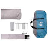 Trekking Tent with Rainfly Water-Resistant 3-Person Blue 42042219