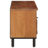 TV Cabinet with Drawer Acacia Brown Finish 100 x 33 x 46 cm 4017916