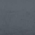 Bed Frame "Dover" Dark Grey 135x190 cm Double Velvet 373329