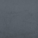 Bed Frame "Dover" Dark Grey 135x190 cm Double Velvet 373329