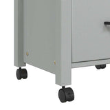 Kitchen Trolley MONZA 48x40x88.5 cm Solid Wood Pine 376086