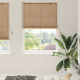 Roller Blind Brown 120 x 220 cm Bamboo 42006857