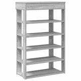 Shoe Rack Grey Sonoma 60x30x98 cm Engineered Wood 859928
