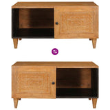 Coffee Table Light Brown 80 x 50 x 40 cm Solid Acacia wood 4018084