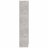 Vitrine Cabinet Concrete Grey 82.5x30.5x150 cm Engineered Wood 802763