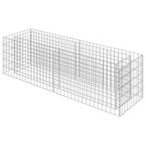 Gabion Raised Bed Galvanised Steel 180x50x50 cm 143559
