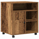 Printer Stand Old wood 60 x 50 x 67 cm Engineered wood 862282