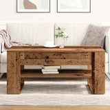 Coffee Table Old Wood 102 x 55 x 45 cm Engineered Wood 862727