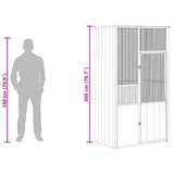 Bird Cage Anthracite 115x78x200 cm Galvanised Steel 172342