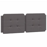 Bed Frame without Mattress "Zadar" Grey 140x190 cm Faux Leather 3208180