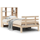 Bookcase Bed without Mattress 90x200cm Solid Wood Pine 3322751