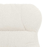 Armchair Cream 69 x 74 x 93 cm Sherpa Fabric 42001881