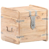 Chest 40x40x40 cm Solid Acacia Wood 289648