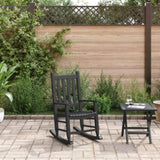 Rocking Chair for Children Black Solid Wood Poplar 4008875