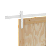 Sliding Door Manual Natural and white 78 x 232 cm 3333250