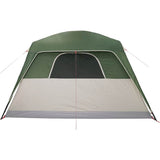 Family Tent with Porch 6-Person Green Waterproof 94548