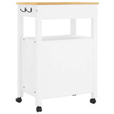 Kitchen Trolley MONZA 60x40x88.5 cm Solid Wood Pine 376099