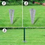 ZNTS Euro Fence Steel 25x1.5 m Green 142390