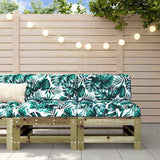 Garden Middle Sofas 2 pcs Impregnated Wood Pine 825645