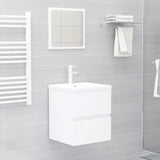 Sink Cabinet White Engineered wood Sink Cabinet Rectangular 804728