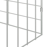Rabbit Cage Silver 100 x 78 x 78 cm Galvanised Steel 42019232