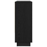 Sideboard Black Oak 97 x 29 x 75 cm Engineered Wood 875224