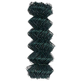 Chain Link Fence 25 x 0.6 m Steel Green 42004791