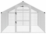 Bird Cage Silver 181.5 x 221 x 173.5 cm Welded Wire Mesh 42036855