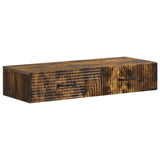 Wall-Mounted Side Table Smoked Oak 87.5 x 34.5 x 17 cm 898670