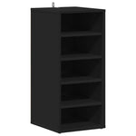 Shoe Cabinets 2 pcs Black 31.5x35x70 cm Engineered Wood 808984