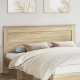 Headboard with Headboard Sonoma Oak 180 cm Engineered Wood 887427