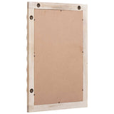Bathroom Mirror with Mirror White Wash Finish 50 x 70 x 2.5 cm 4017895