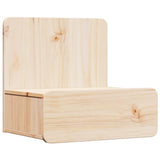 Bedside Table 2 pcs Brown 44 x 32.5 x 40 cm Solid pine wood 873488