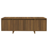 TV Cabinet Brown Oak 120x30x40.5 cm Engineered Wood 813052
