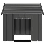 Dog House with Roof 85x107x81 cm Galvanised Steel 4100913