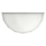Planter White 120 x 60 x 35 cm Steel 883683