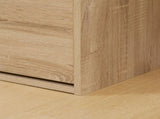 Shoe Bench with Cushion for 4 Pair of Shoes, Storage Bench with Padded Seat, Flip-up Cabinet and T3398P344398