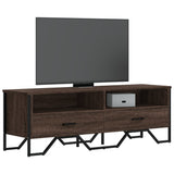 TV Cabinet Brown Oak 122x34x41 cm Engineered Wood 848583