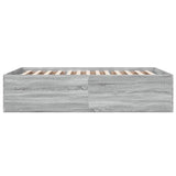 Bed Frame without Mattress Grey Sonoma 120x200 cm 3280935
