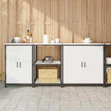 Kitchen Storage Set HATTEM 3 pcs White Cold-rolled Steel 3392702